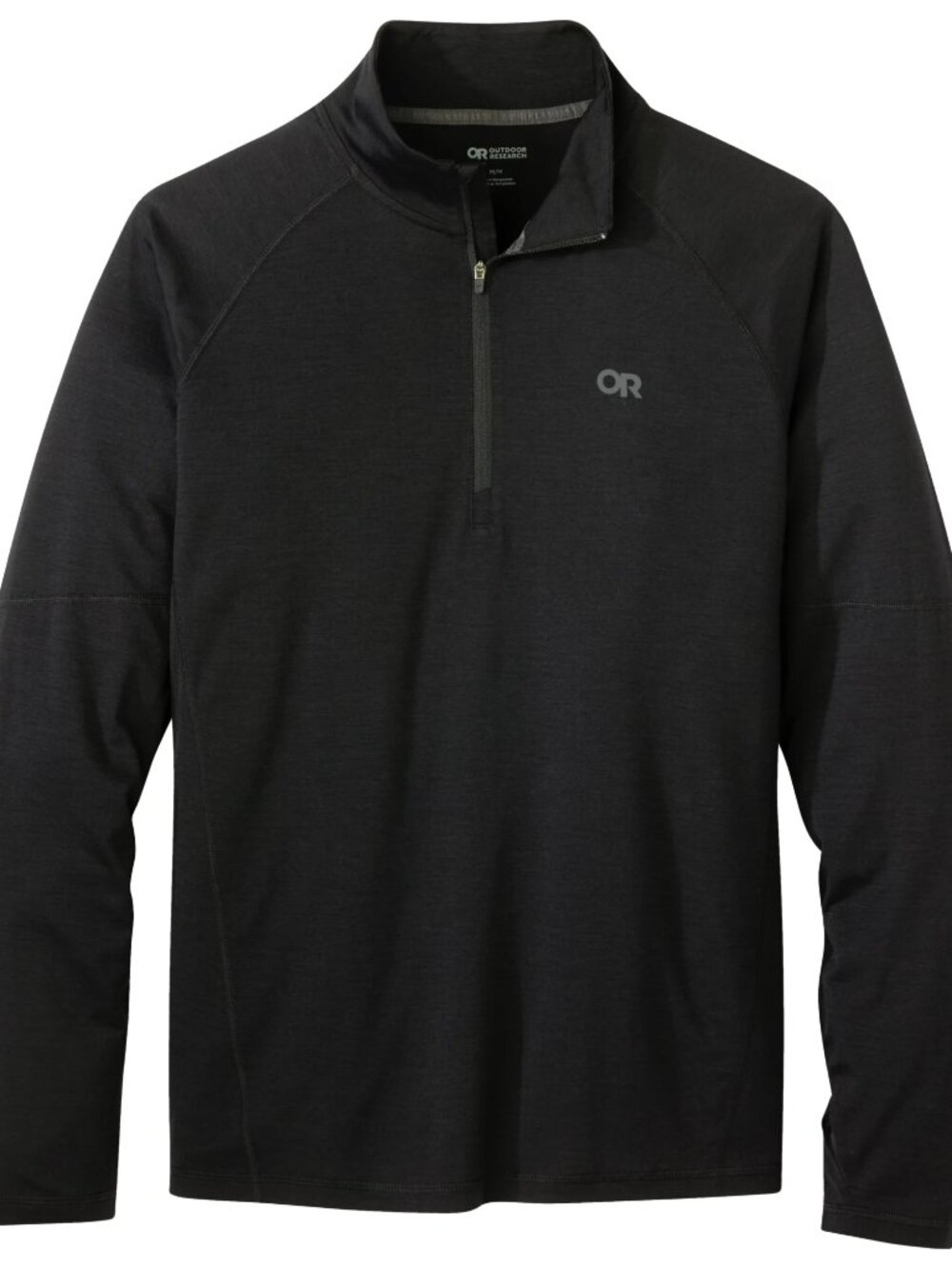NWT Men's OR Alpine Onset Merino 150 Quarter Zip Top in Black